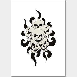 Skull Tattoo Design - Skulls Of The Dead Posters and Art